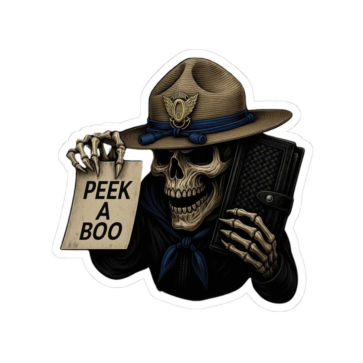 HIGHWAY SKELETON WITH CITE BOOK STICKER